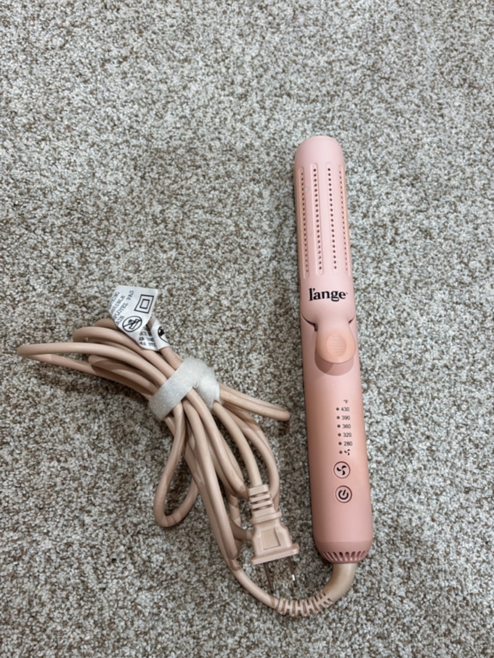L'Ange Hair le Duo 360° Airflow Styler 2-in-1 Straightener/Curler, A133, WORKS!